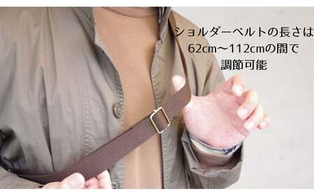 【ブラウン】 本革 がま口 ボディバッグコンパクト&amp;専用長財布セット ファッション 雑貨 バッグ かばん 鞄 ボディバッグ 財布 長財布 革