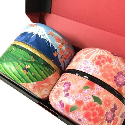 ふるさと納税 袋井市 深蒸し新茶《初づみ》なつめ缶100g×2