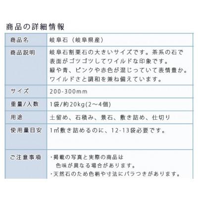 ふるさと納税 大野町 【庭石】 岐阜石(200〜300mm) 1袋(約20kg) ロックガーデン |  | 02