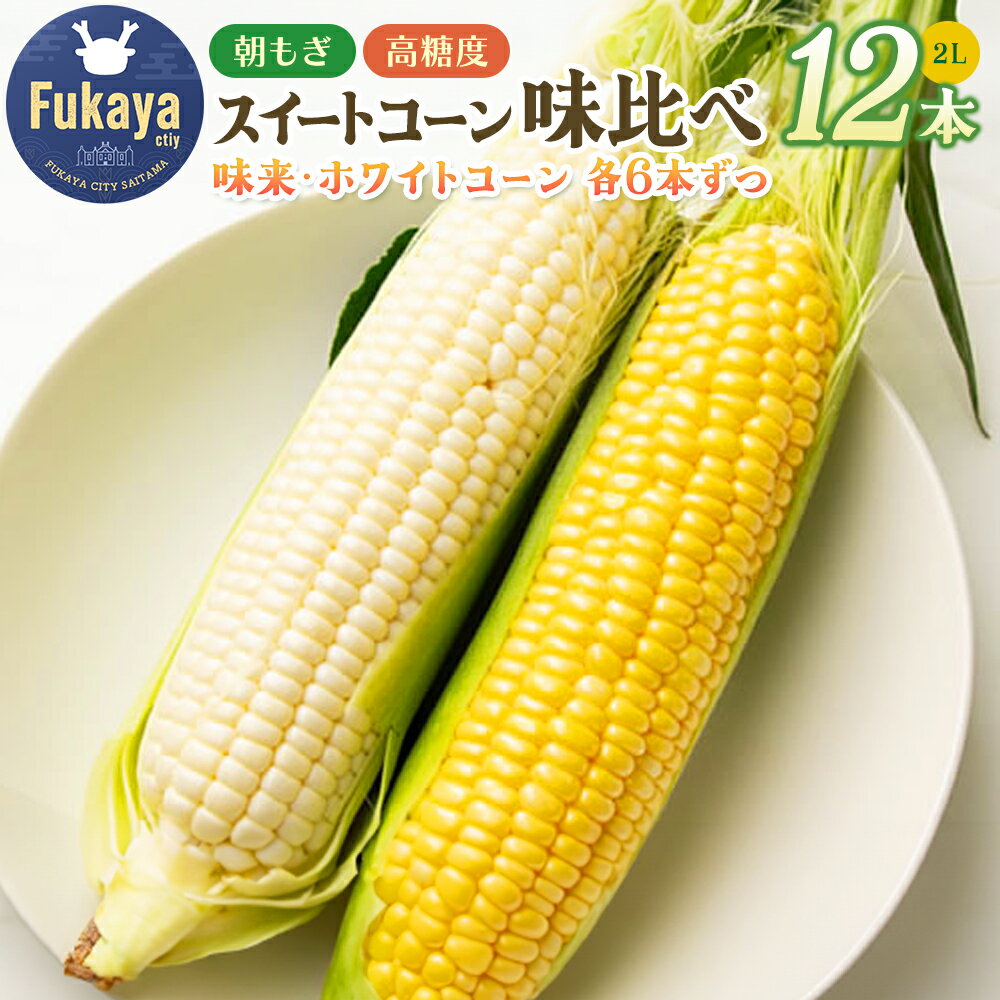 【ふるさと納税】フルーツみたいな朝もぎスイートコーン 味くらべセット　【11218-0329】