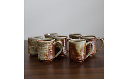 【信楽焼 土の子窯皆川陶房】マグ 穴窯焼成