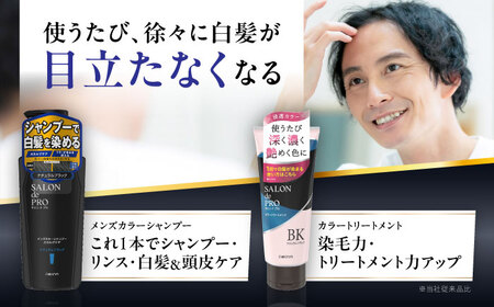 ダリヤ サロンドプロ メンズカラーシャンプー・カラートリートメント 各3個セット【ナチュラルブラック】 / 稲沢市 / 日興商事株式会社 [BMBK009-02]