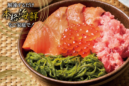詰め合わせ 漁師めし 海鮮丼 〈海〉 90g×3 計270g