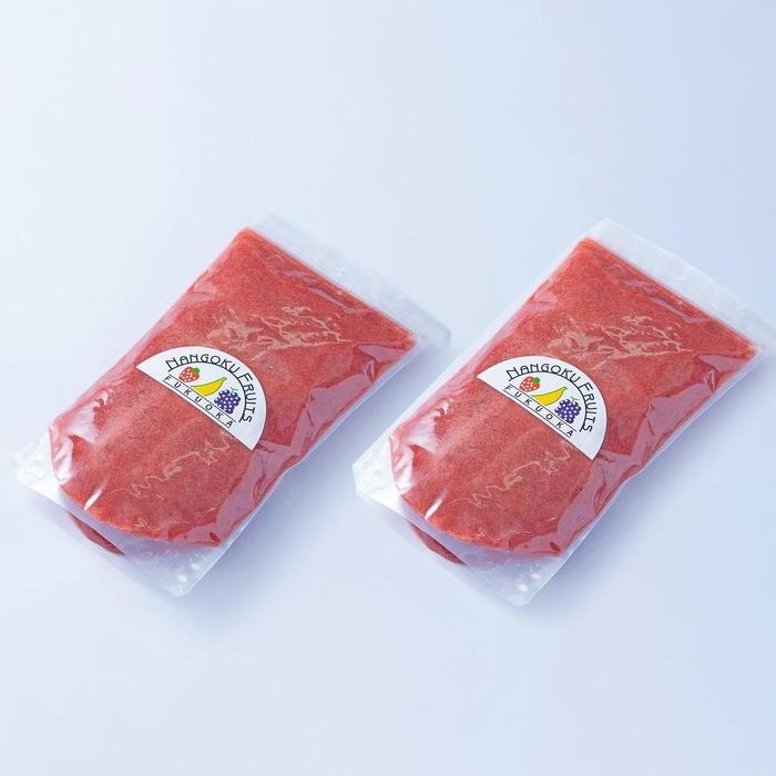 【ふるさと納税】福岡産濃厚あまおうフルーツソース1kg×2袋【筑前町】 | 食品 加工食品 人気 おすすめ 送料無料