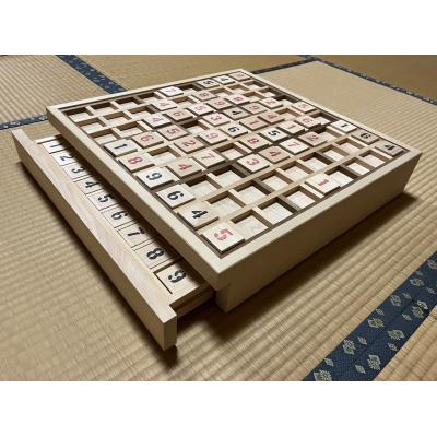 ふるさと納税 白川町 職人の技　総檜造りのナンプレセット