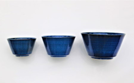 【波佐見焼】藍巻 スタイルボール ボウル （いれこ） 3点セット 食器 皿 【協立陶器】 [TC41] 波佐見焼