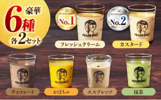 【全3回定期便】葉山ビーカープリン パーティーアソート セット 6種×2個 詰め合わせ（カスタード・かぼちゃ・抹茶・北海道フレッシュクリーム・エスプレッソ・チョコレート）プリン ぷりん スイーツ デザ