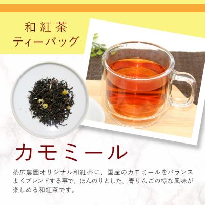 ふるさと納税 東白川村 和紅茶ティーバッグ カモミール 8個 東白川村産 岐阜県産 特選 和紅茶 紅茶 ティーバッグ |  | 01