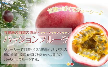 与論島産パッションフルーツ　奄美のジャンボウ8玉～12玉（約2kg前後）【先行予約：2025年6月中旬以降発送】｜パッションフルーツ おすすめ 2kg パッションフルーツ 人気 与論島