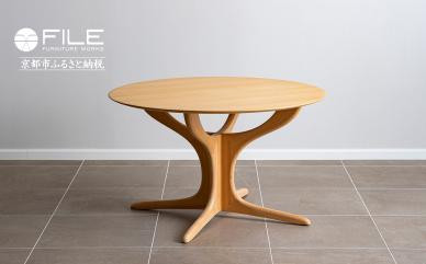 【FILE FURNITURE WORKS】ダイニングテーブル（DT-6 Round Table）［ 京都 家具 インテリア テーブル 机 おしゃれ 高級 人気 おすすめ 国産 職人 一点もの オーダー 東京 田園調布 ショールーム ］ 261009_B-UK16