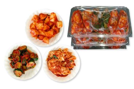 195喜多蜂オリジナルキムチ3種セット（白菜、胡瓜、大根）