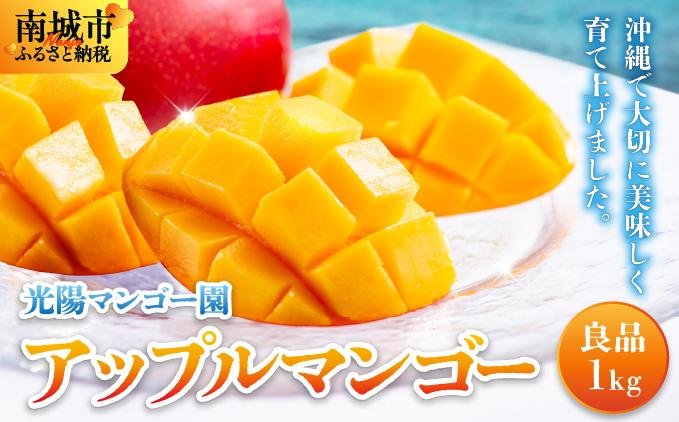 ＜先行予約・数量限定＞アップルマンゴー 良品（1kg）KM003