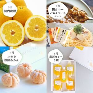 【発送月固定定期便】食べ切り少量サイズ 愛媛の人気品種!柑橘定期便(秀品)全12回【H25-156】【配送不可地域：離島】【4012890】