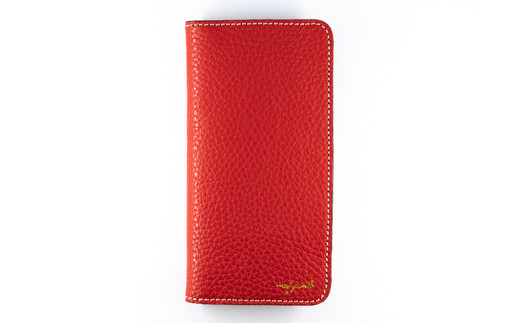 maf pinto アイフォーンケース 本革 日本製 (iPhone SE 第2世代 ／ 8 ／ 7, ) ADRIA LINE 【 フレッシュレッド】