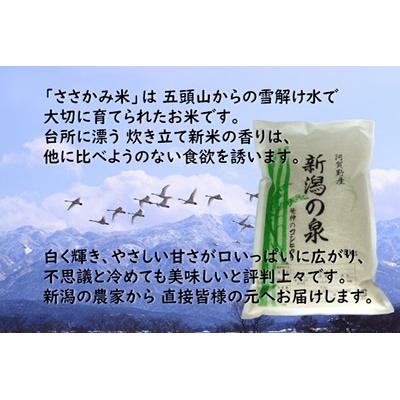 ふるさと納税 阿賀野市 【令和7年産先行受付】【新潟産コシヒカリ】 旧笹神村産 新潟の泉 5kg |  | 02