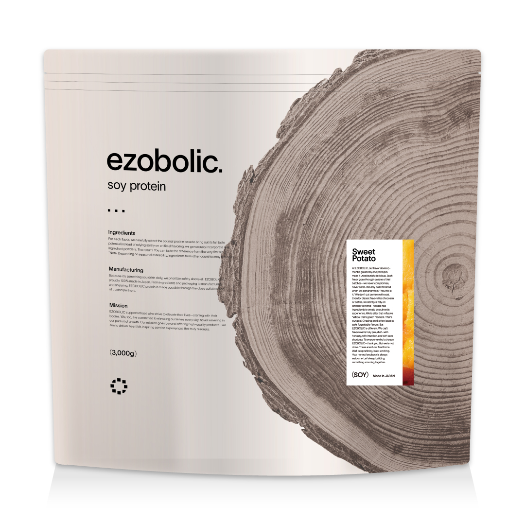 【スイートポテト風味】 EZOBOLIC ソイプロテイン 3kg スイートポテト風味 3kg