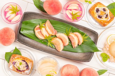 AE048【令和4年度出荷分】食べたら笑顔になる！島原育ちの桃 1Kg　＜数量限定＞