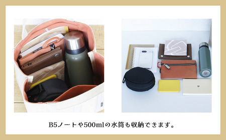 トートバッグ ごきげん・トートＳ（ ブラック×レッド ） 帆布