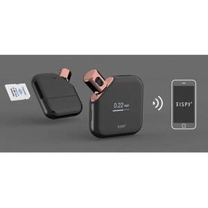 学習型IoTアルコールチェッカーTISPY2 (シルバー)【アルコール呼気濃度 4ヶ国語対応 アルコールセンサー メモリーカード セルフケア アプリと連動可能 お中元 お歳暮 父の日 母の日 ギフト用