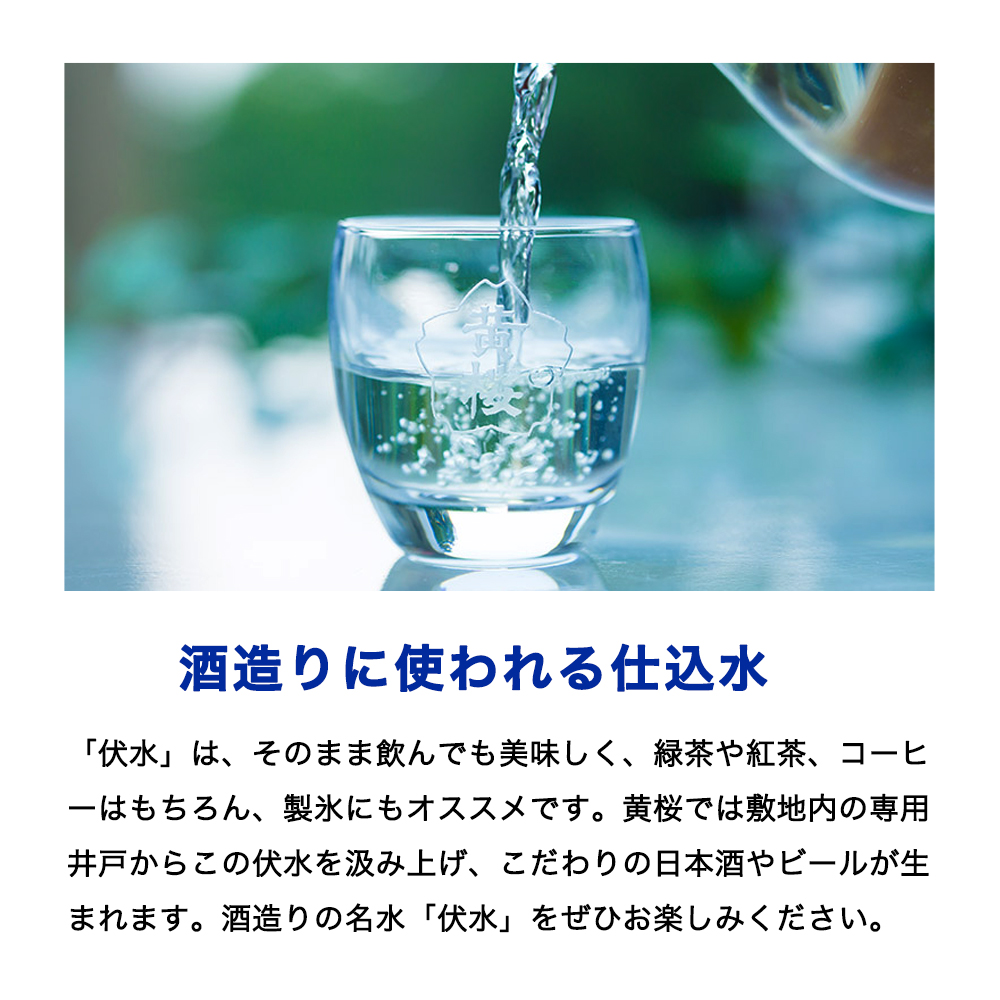 【黄桜】お酒の仕込水 伏水 （530ml×24本入）