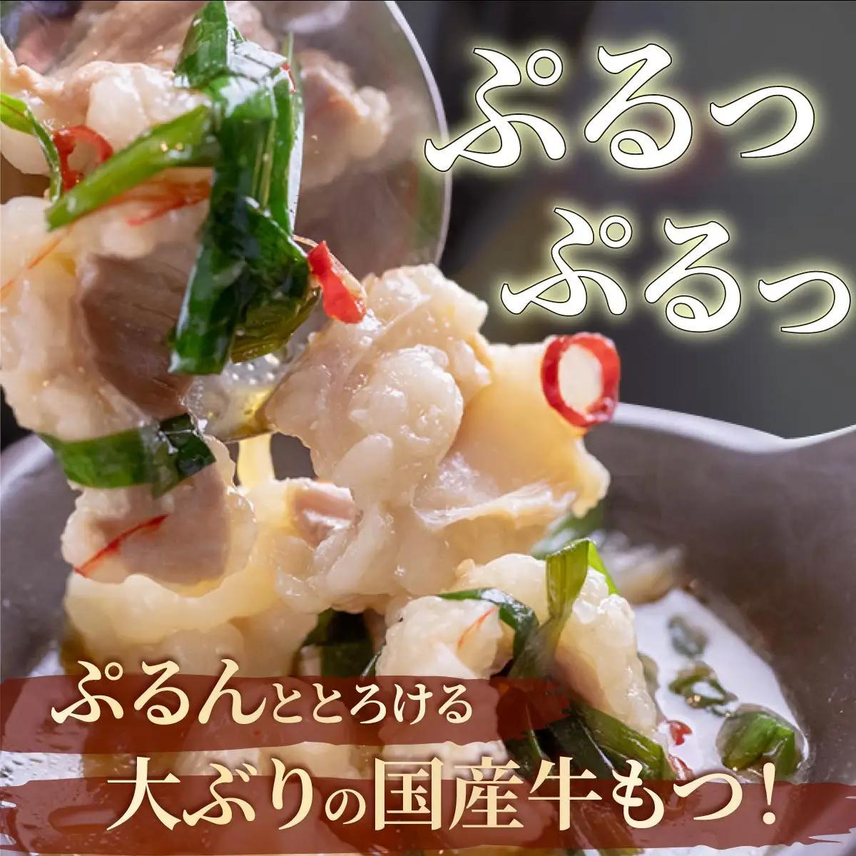  博多もつ鍋やまや もつ鍋セット こく味噌味 1~2人前【やまや】|国産牛 もつ鍋 セット 1人前 2人前 小分け 200g スープ付 ちゃんぽん チャンポン みそ 牛もつ 牛モツ 牛小腸 ホルモン 