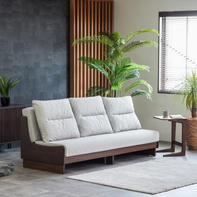 ふるさと納税 大川市 ヴィンセント 幅200cm ごろ寝ソファ ソファベッド BR×ライトグレー【モーブル】【大川家具】 |  | 01