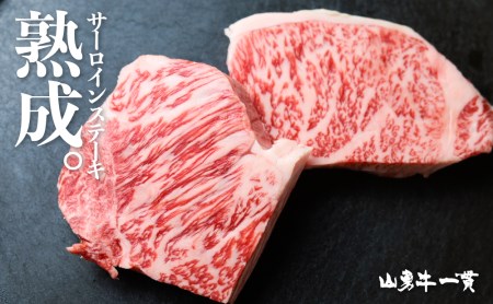 飛騨牛 サーロインステーキ 150g×2枚 300g 飛騨の牧場で育った熟成『山勇牛』牛肉 和牛 サーロイン ブランド牛 和牛 A4 A5 ランクのみ[Q624]