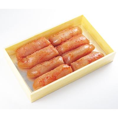 ふるさと納税 北九州市 味の丸屋天然だし無着色辛子明太子切子350gと明包(めんぱお)　AJ05-S11 |  | 01