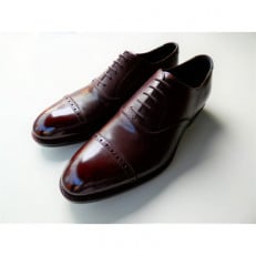 革靴 パンチドキャップトゥオックスフォード(ハンドソーンウェルテッド製法/博多製造)23cm
