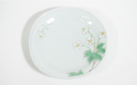 【波佐見焼】小花紋 小皿 3枚セット 食器 皿 【藍水】 [GB37]  波佐見焼