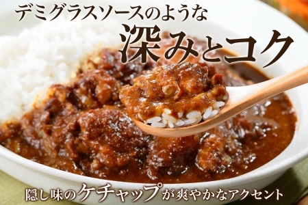 3446. おためし 弟子屈 牛すじカレー 1個 中辛 じゃがいも 牛 牛肉 肉 お試し レトルトカレー 保存食 備蓄 北海道 弟子屈町