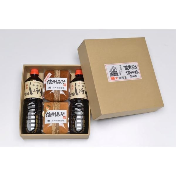 
            大容量ギフトプラン | しょうゆ 醤油 みそ 味噌 ギフト セット 長野県 信州 南信州 飯田 T14
          