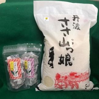 【令和7年産新米】丹波篠山コシヒカリ5kg・丹波篠山茶セット