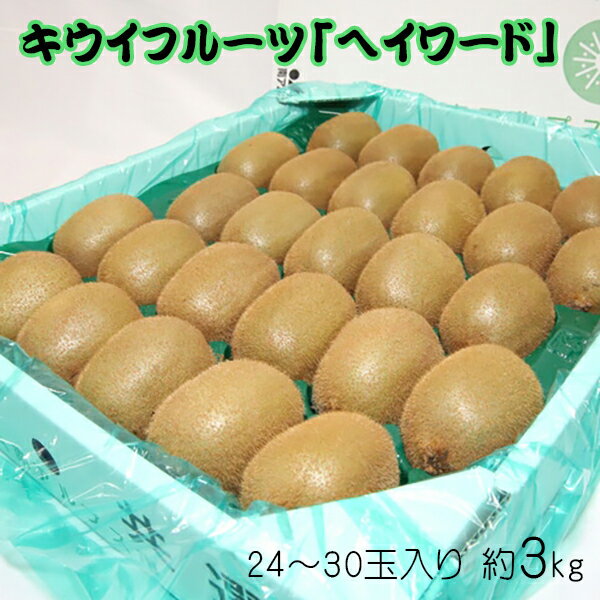 【ふるさと納税】 ＜2025年発送先行予約＞キウイフルーツ「ヘイワード」24〜30玉入り　約3kg ふるさと納税 キウイフルーツ キウイ ヘイワード 果物 フルーツ おすすめ 山梨県 南アルプス市 送料無料 ALPAA027