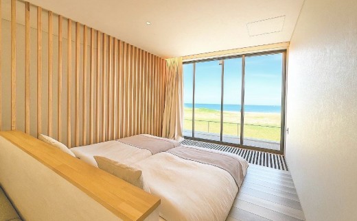 ヴィハーラエスプラス　オーシャンビュー ツインルーム宿泊プラン（2名様・夕食付き）【宿泊 1泊 プラン 宿泊券 2人 ペア 夕食あり VIHARA S＋ 海辺 コテージ 旅行 旅 海 島根県 大田市】
