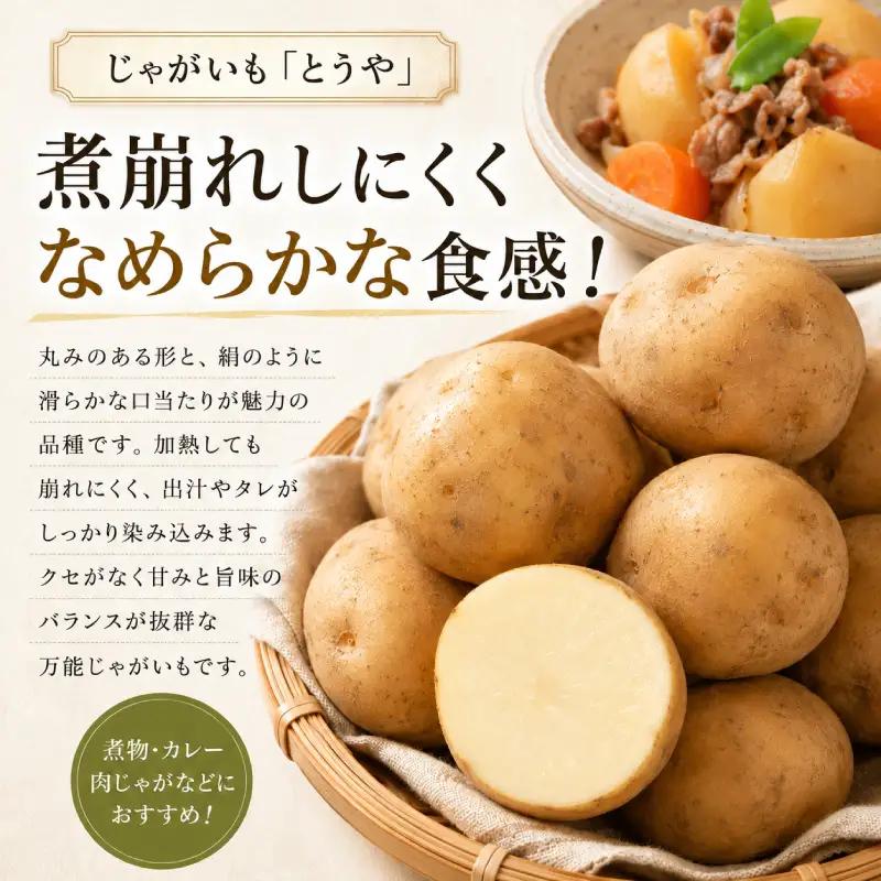 有機じゃがいも とうや 12kg 秋出荷 じゃがいも