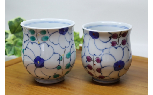 【伊万里焼】花小路睦セット 茶碗 湯飲み H598_イメージ3