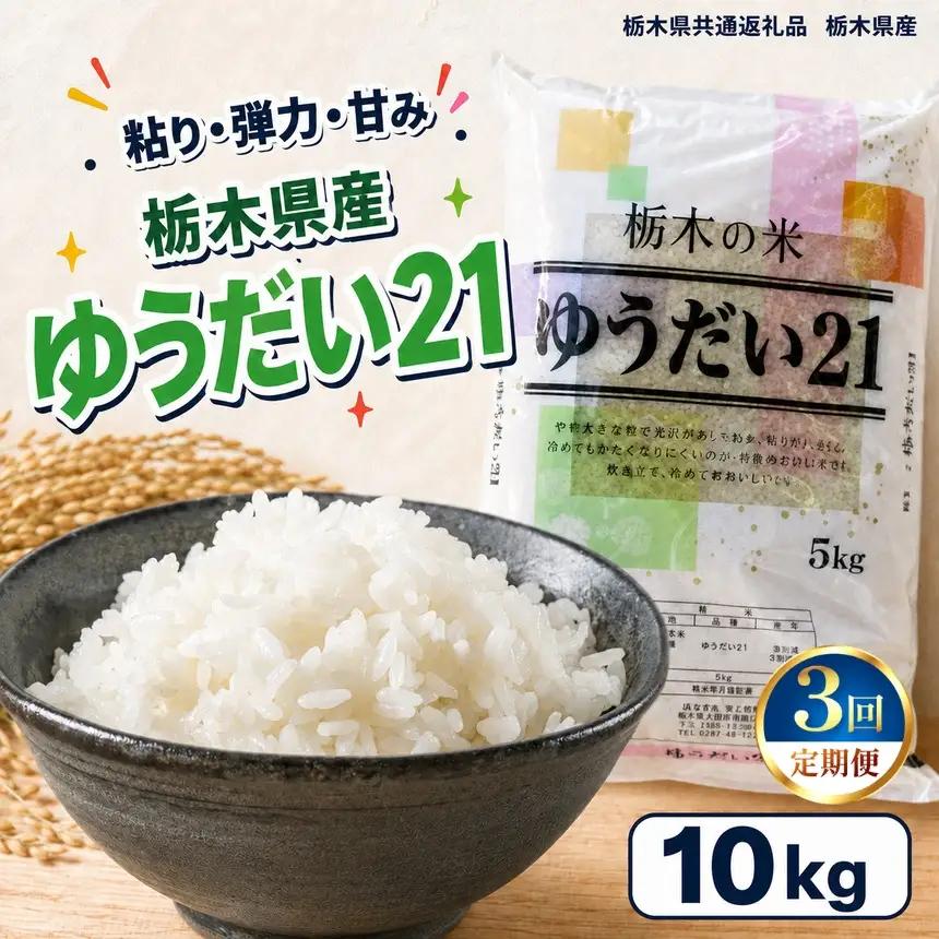 栃木県産 お米 白米 ゆうだい21 10kg | 栃木県 矢板市　栃木県共通返礼品 栃木県産