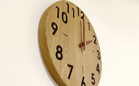 wood clock 280OK ｜ 壁掛け時計 木製