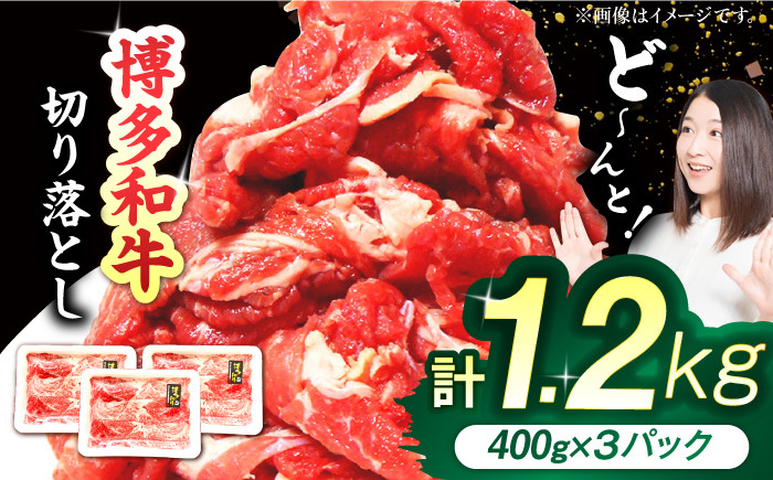 
福岡県産 博多和牛切り落とし 計1.2kg にく 牛肉 すき焼き 小分け 国産 冷凍 薄切り 広川町 / 株式会社POWER EAST CONNECTION [AFAZ004]
