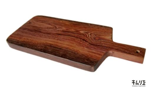 FD002 【キムリエ】プレミアムカッティングボード　紫鉄刀木（ムラサキタガヤサン）板目