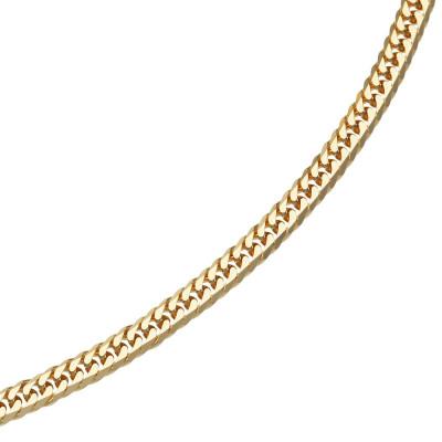 ふるさと納税 魚津市 K18 ダブル六面喜平ネックレス 60cm-30g造幣局検定マーク入り