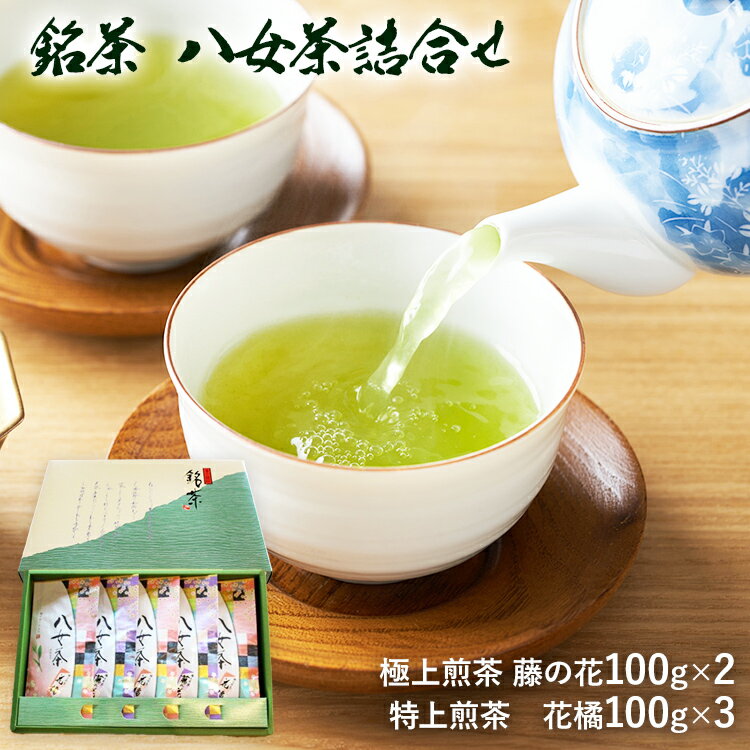 【ふるさと納税】 銘茶 八女茶 詰合せ 極上煎茶 特上煎茶 二種類 八女煎茶 緑茶 福岡 八女 お茶 常温保存OK BB05