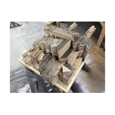 ふるさと納税 宍粟市 KOZAinoOBON【古材のお盆】市松模様AV1 |  | 03