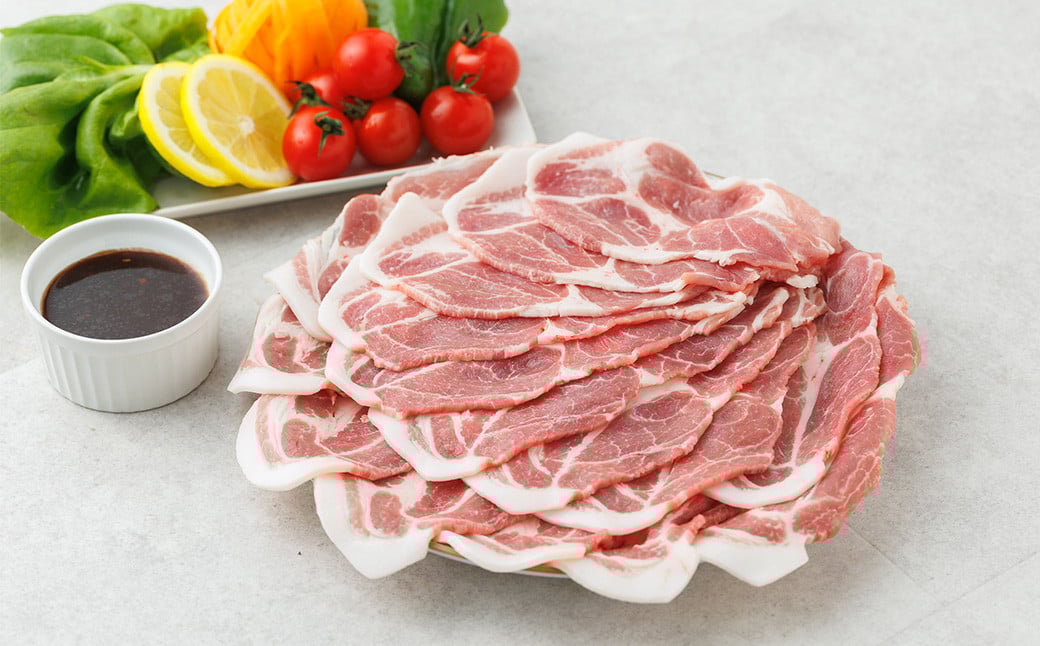 白金豚カタローススライス【W（ダブル）】　500g×2パック 【2128】