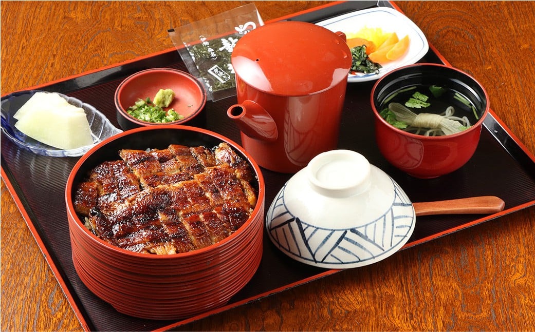 木曽三川ウナギのうなぎまぶし 100g× 1パック ／ （刻みの海苔 濃縮出汁 わさび（冷凍）付） ／ うなぎ 鰻 ウナギ 国産 国産鰻 ひつまぶし うなぎまぶし 土用の丑の日 丑の日 良質 老舗 冷