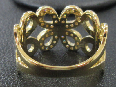 K18YG 0.18ct ピンキーリング SWCB002-yg