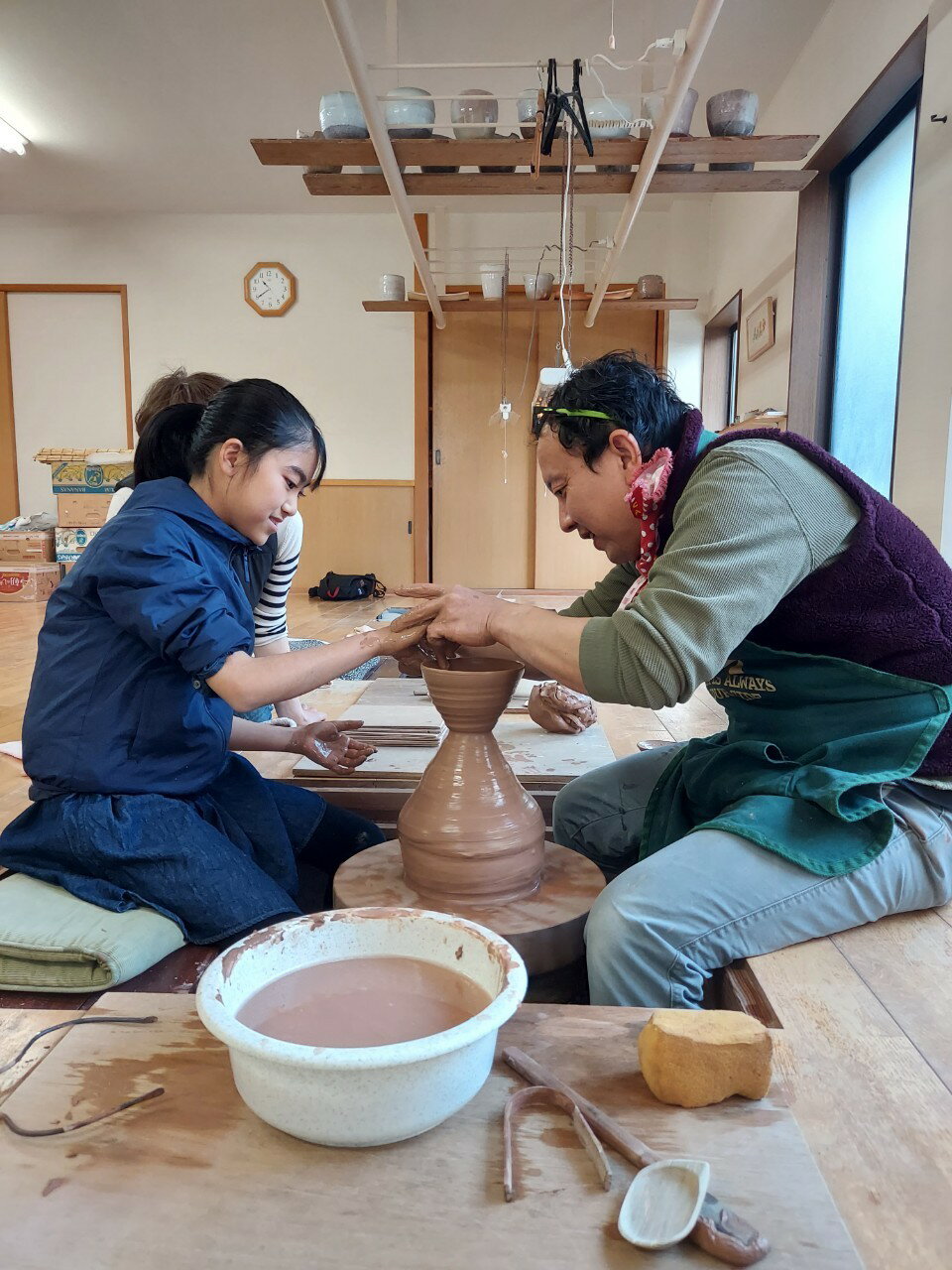 【ふるさと納税】萩焼作家 波多野英生との作陶体験物語 【完全予約制／萩焼作陶体験1名様分】