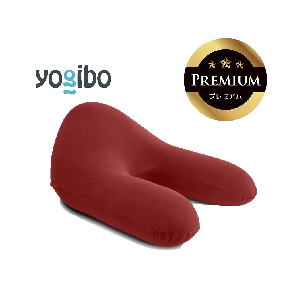 Yogibo Ghost Premium ワインレッド│送料無料 全国配送離島含 ビーズクッション カバー 洗える（ヨギボー ゴースト プレミアム）-[G1142-2]