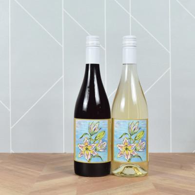ふるさと納税 山梨市 お手頃!四恩醸造赤白ワイン2本セット 山梨ワイン 飲み比べ